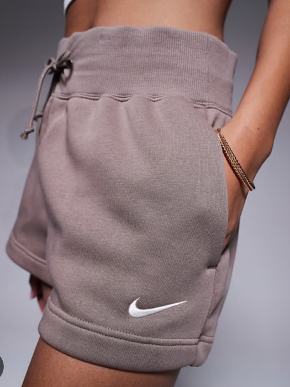 Nike Phoenix Fleece High Rise Shorts